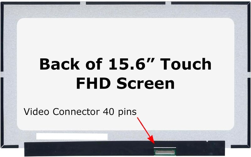 SCREENARAMA New Screen Replacement for B156HAK02.3, OnCell Touch, FHD 1920x1080, IPS, Matte, LCD LED Display with Tools - Image 2